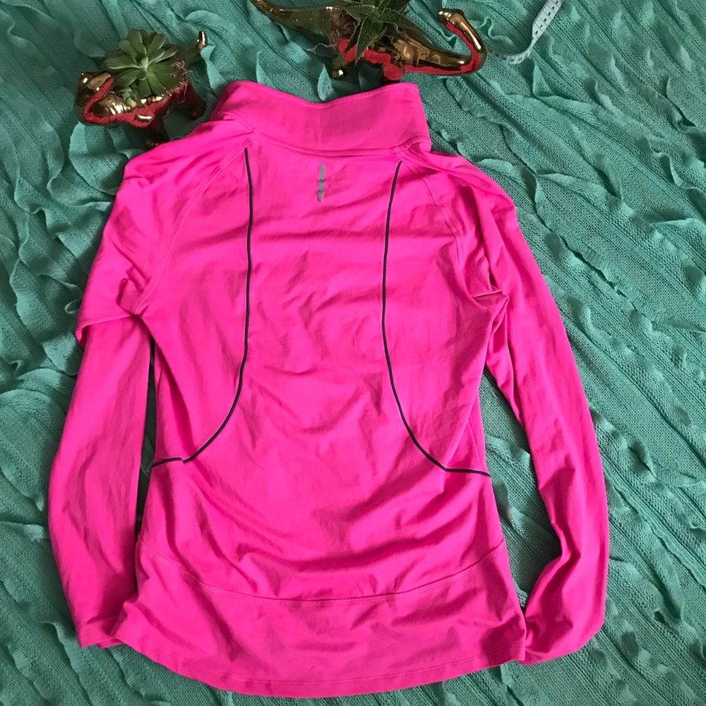 Champion Hot Pink Pullover Half Zip Top - Picture 4 of 4